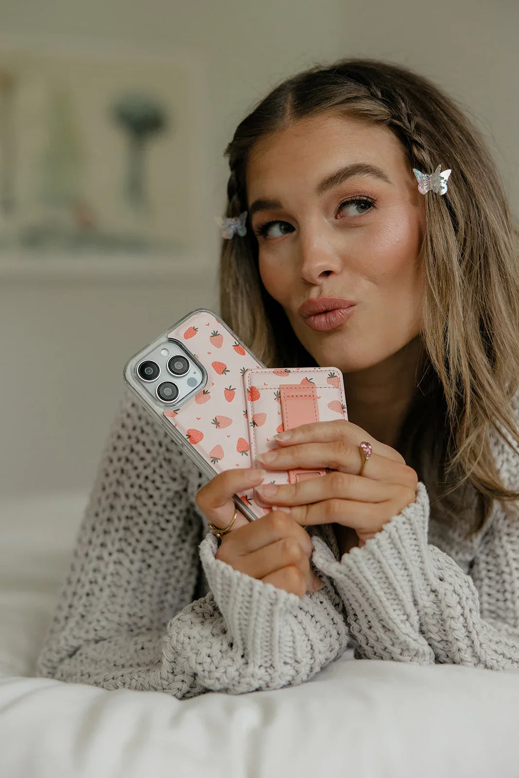 Berry Bliss Magnetic Case and Wallet - BeautySecrets4u