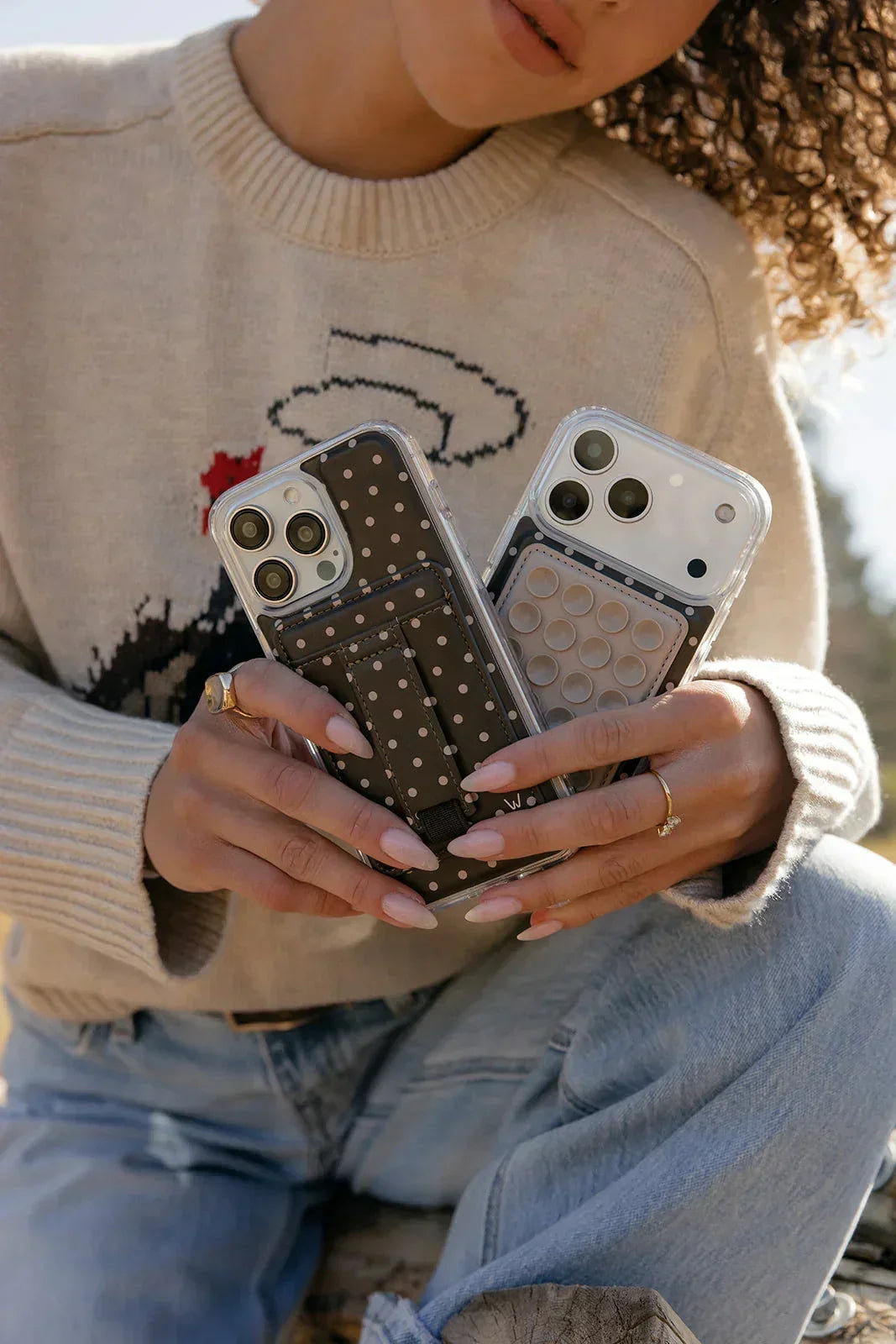 Cocoa Dot Magnetic Case - BeautySecrets4u