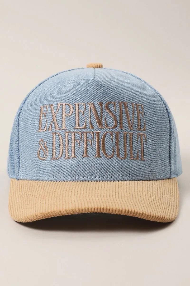 Expensive & Difficult Embroidered Hat