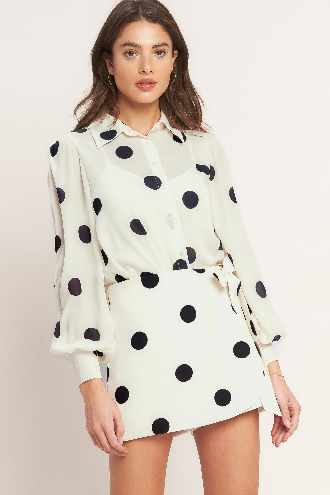 PLAYFUL CONFIDENCE WOVEN TOP - BeautySecrets4u