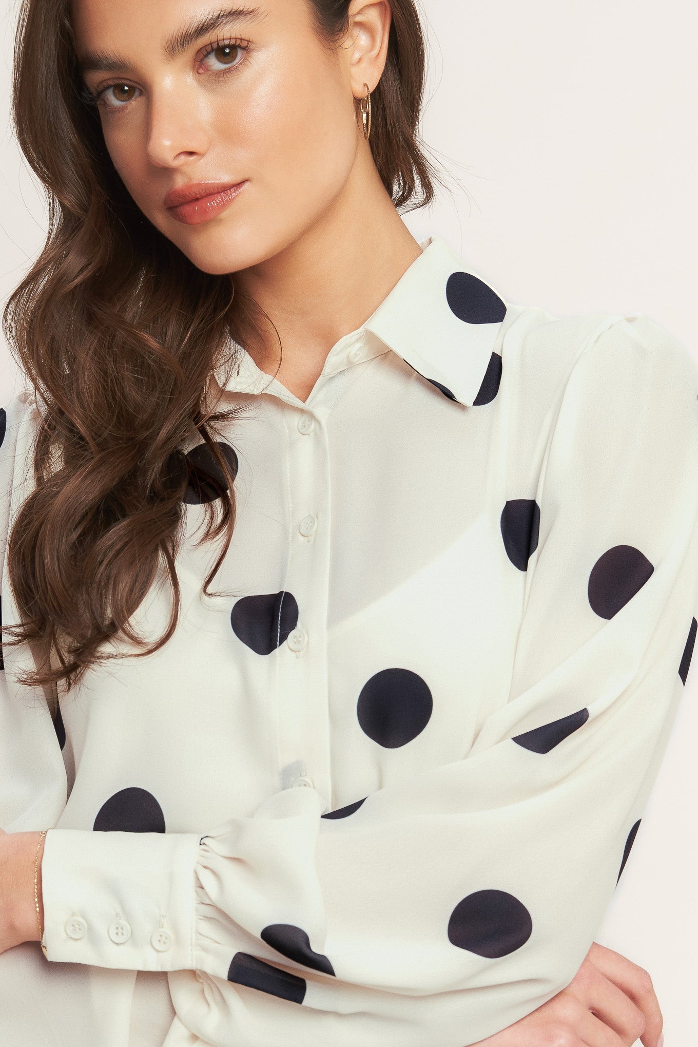PLAYFUL CONFIDENCE WOVEN TOP - BeautySecrets4u