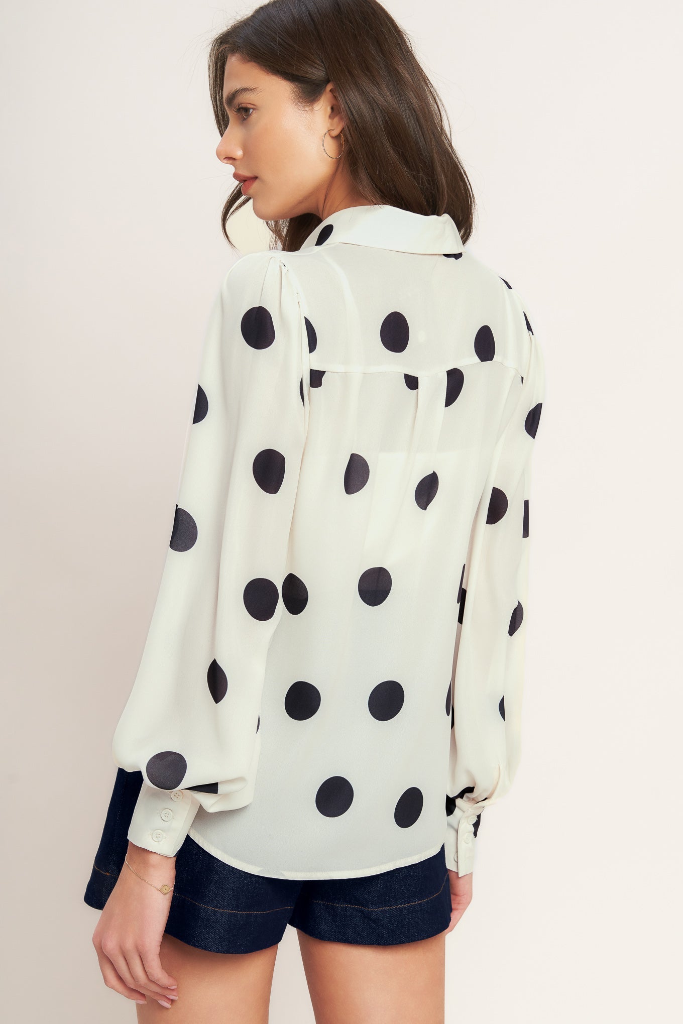 PLAYFUL CONFIDENCE WOVEN TOP - BeautySecrets4u